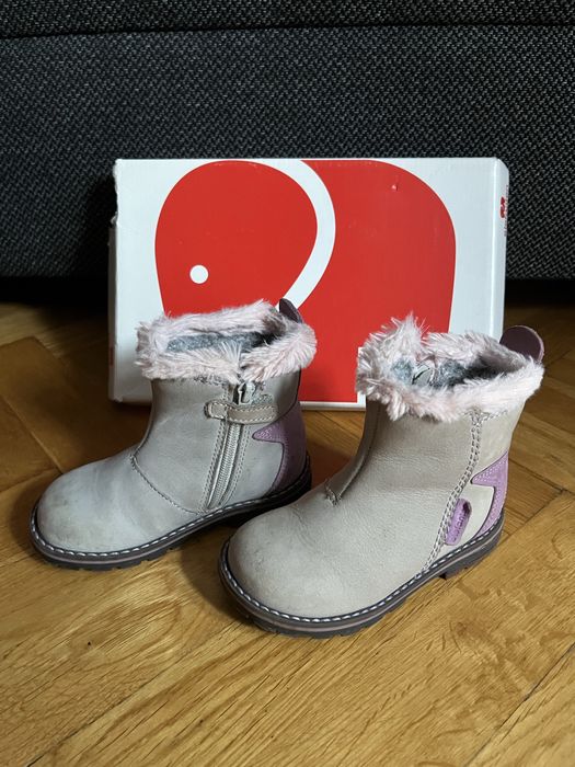 Buty jesienne, zimowe, botki dziewczęce firmy Elefanten