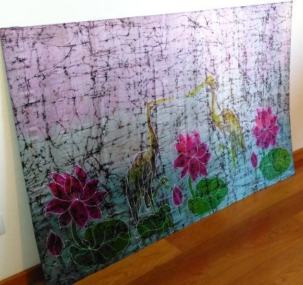 Quadro em seda c/ 164x103