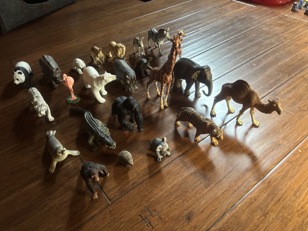 Schleich afryka, zoo, dzikie zwierzęta