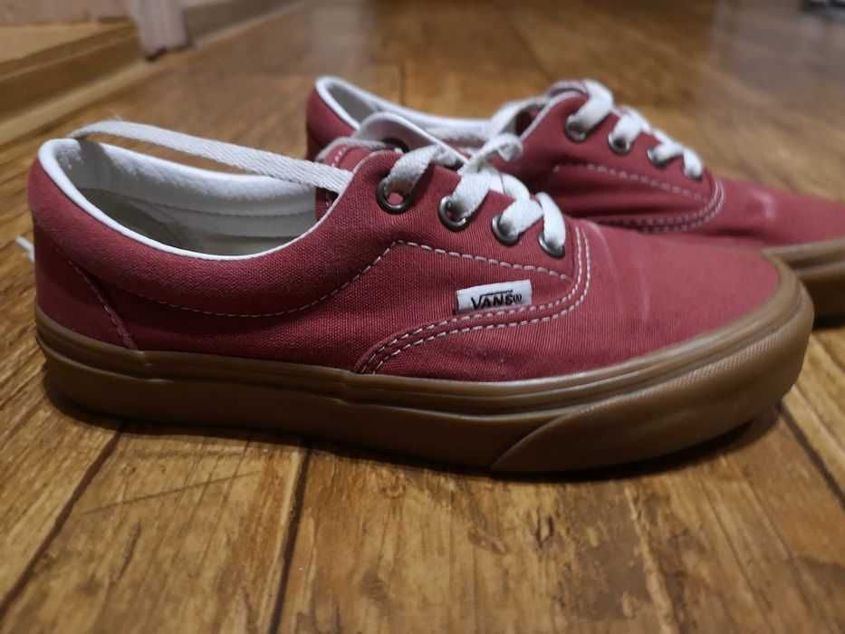 czerwone vans authentic bordowe czerwone rozmiar 35