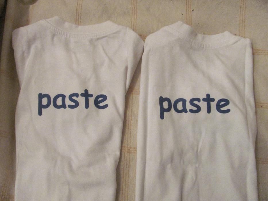 T-shirt's para bebés gémeos ( copy-paste )