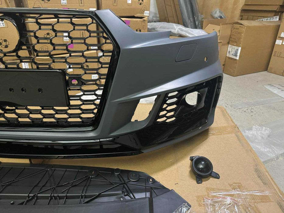 Передний бампер А4 ауді Бампер audi a4 B9 решетка AUDI RS4 15-19год