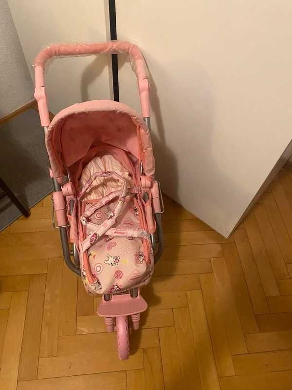Wózek dla lalki i dodatki