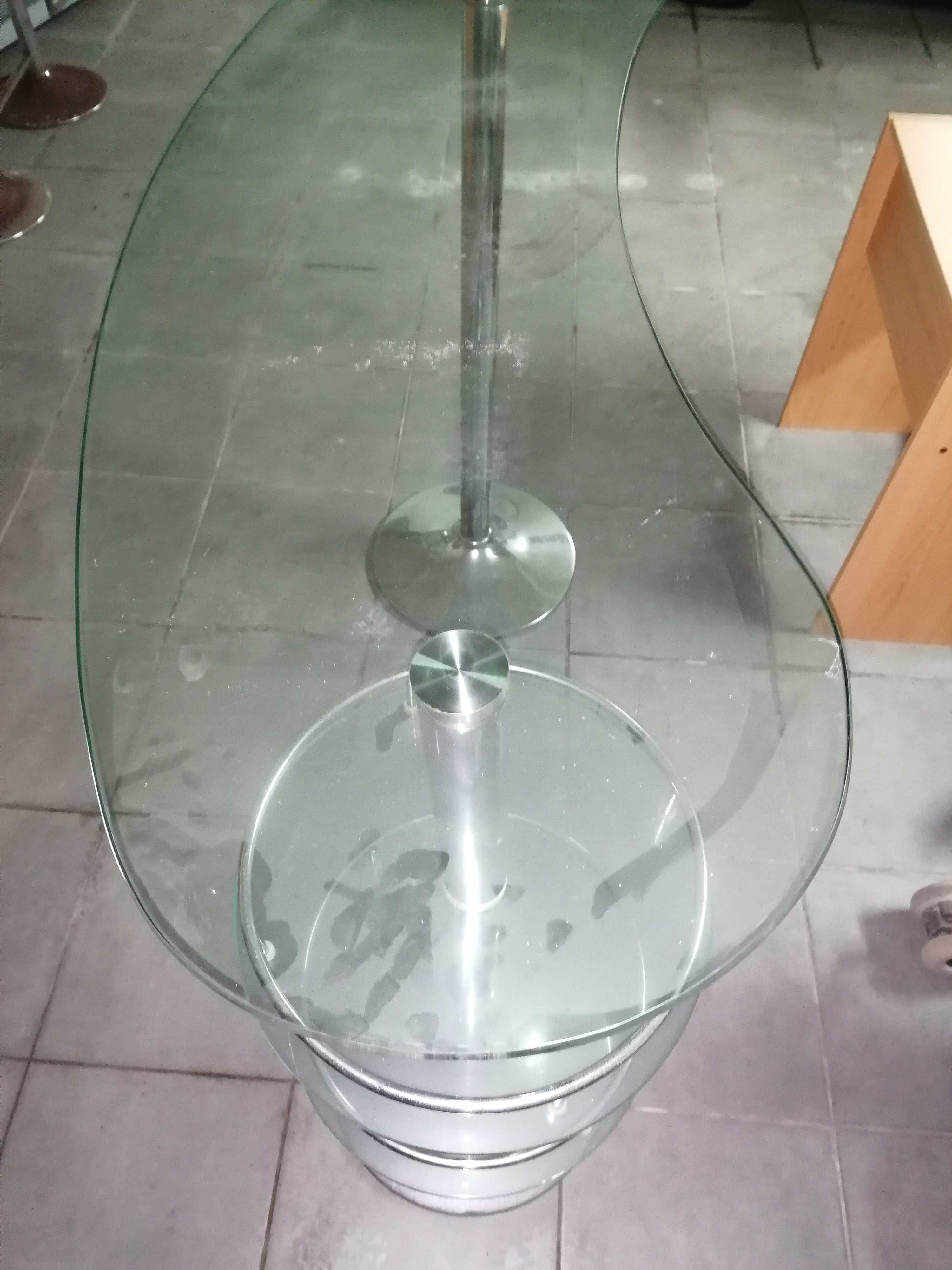 Móvel de bar vidro
