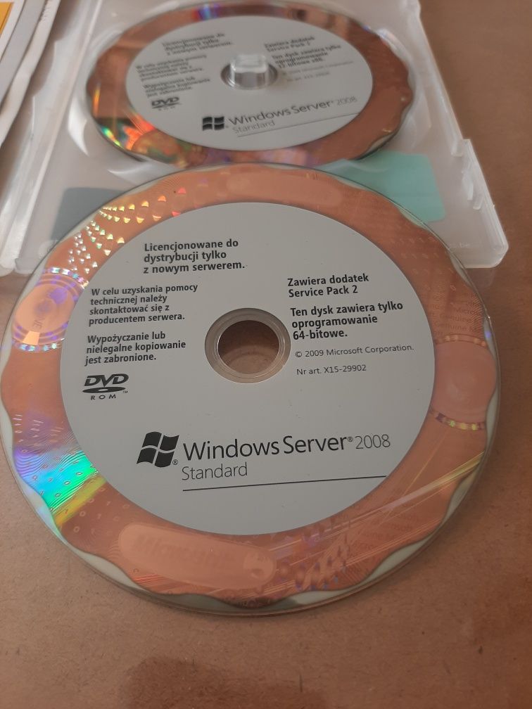 Windows serwer 2008 Standart 32-64 bit