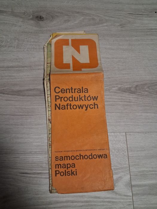 Cpn Prl mapa polski 1971