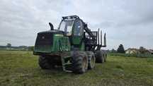 Forwarder John deere 1210e z 2014 r. Maszyna leśna