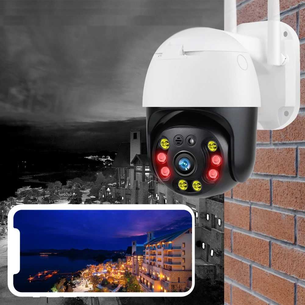 KAMERA ZEWNĘTRZNA 4MP Obrotowa IP WIFI zoom 4x IR Full HD Monitoring