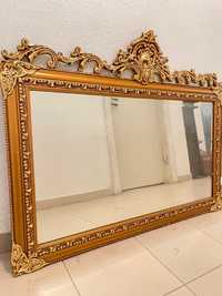 Espelho moldura dourado