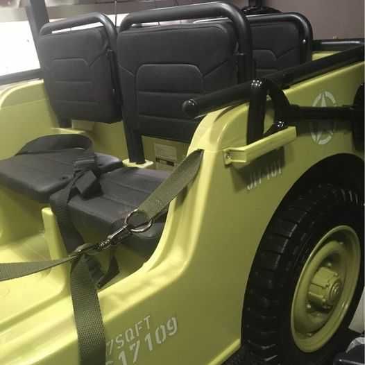 Auto na Akumulator dla dzieci Jeep Khaki 3 osobowe