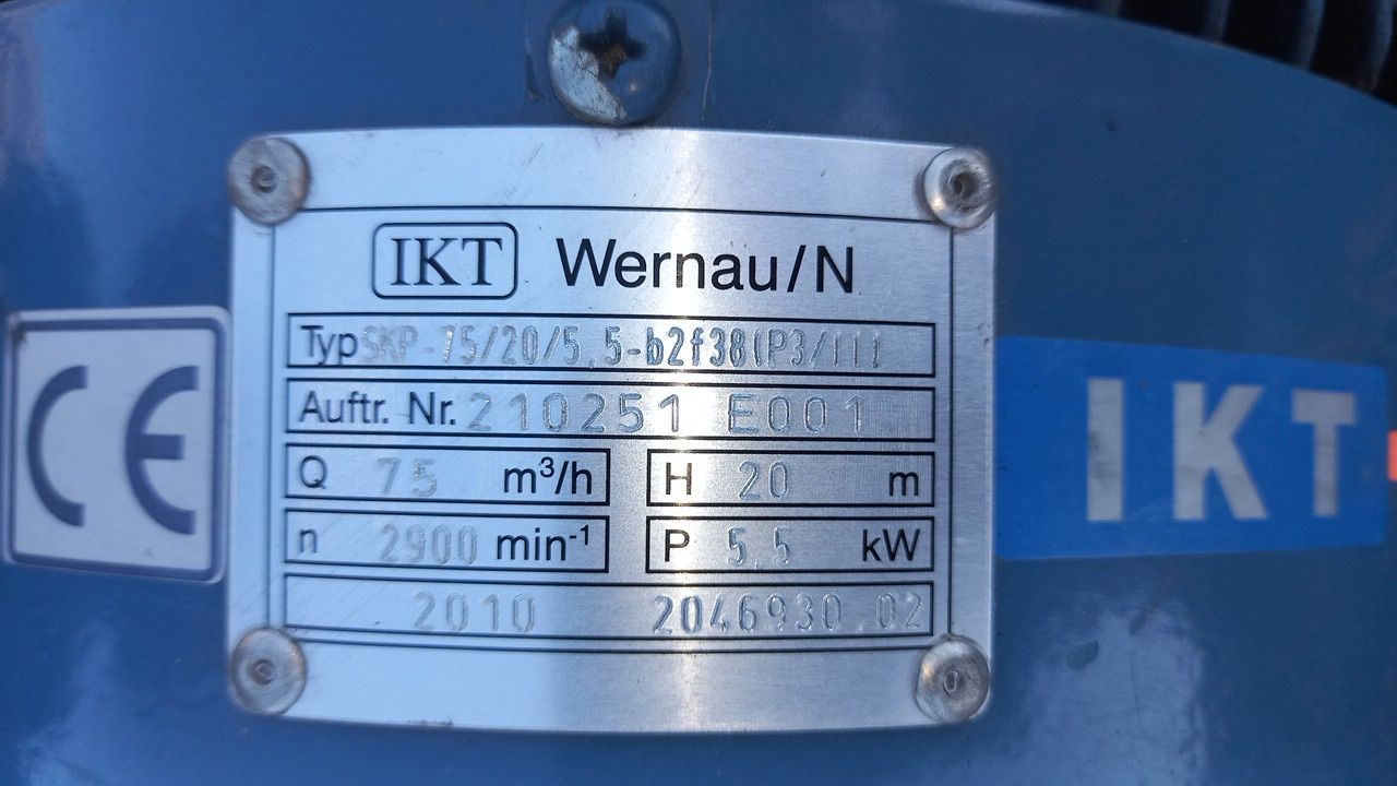 Pompa odśrodkowa 5,5kW