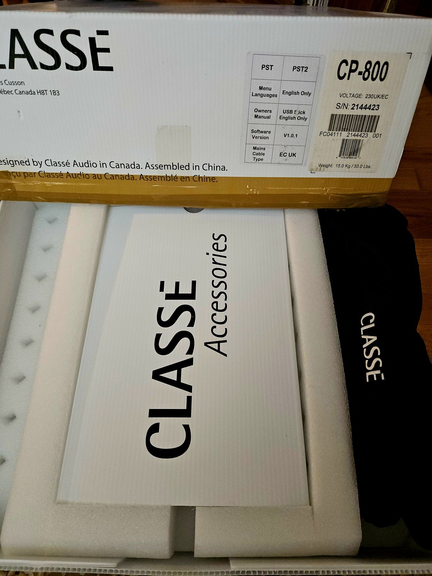 Підсилювачі Classe CA-3200 / Classe Cp-800.
