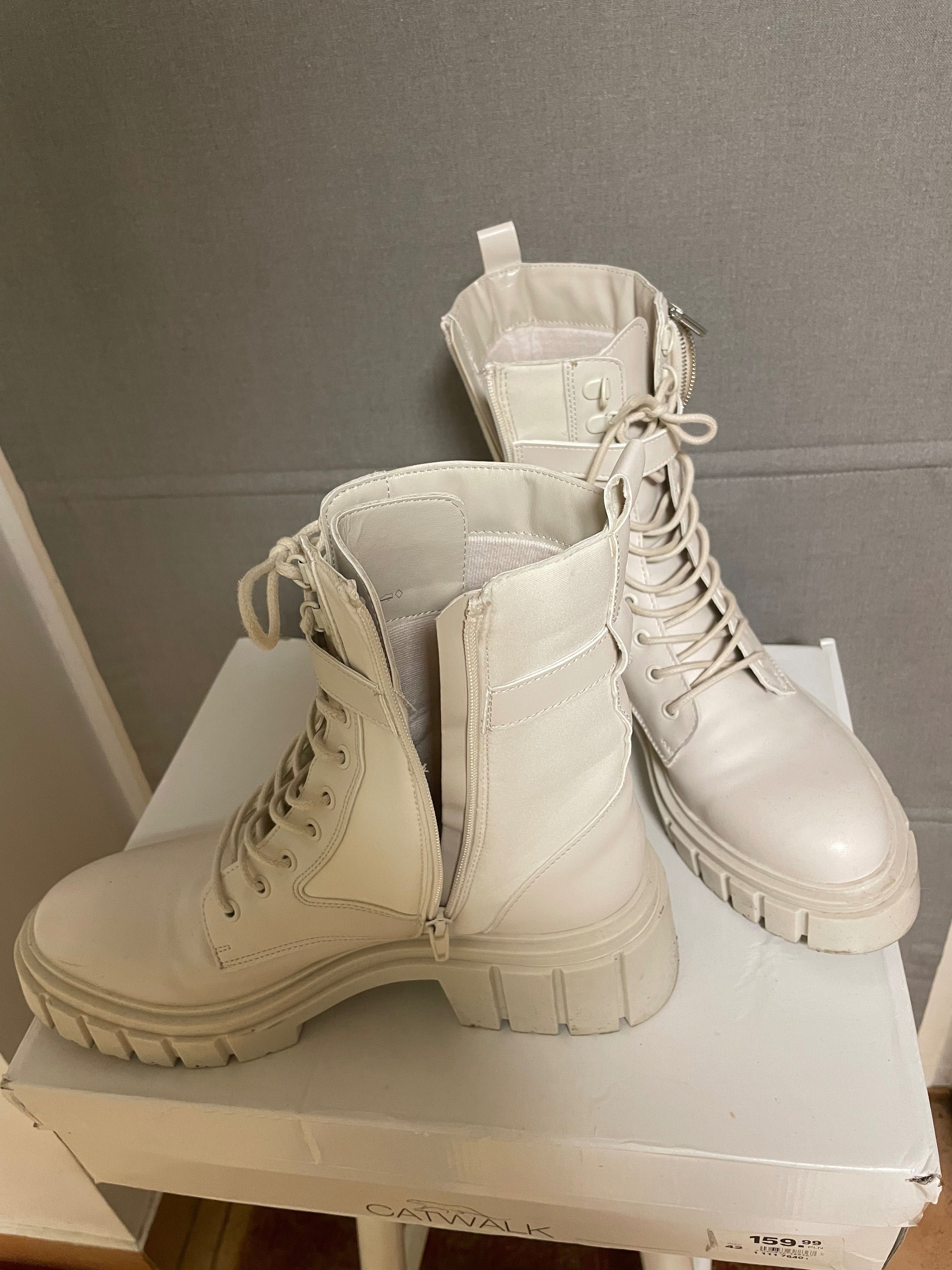 buty catwalk białe rozm. 42