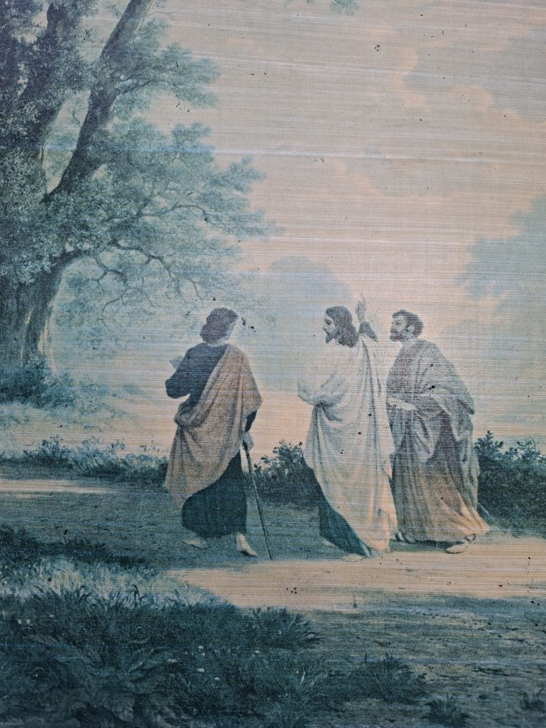 Obraz Drogą do Emmaus E.Zund reprodukcja