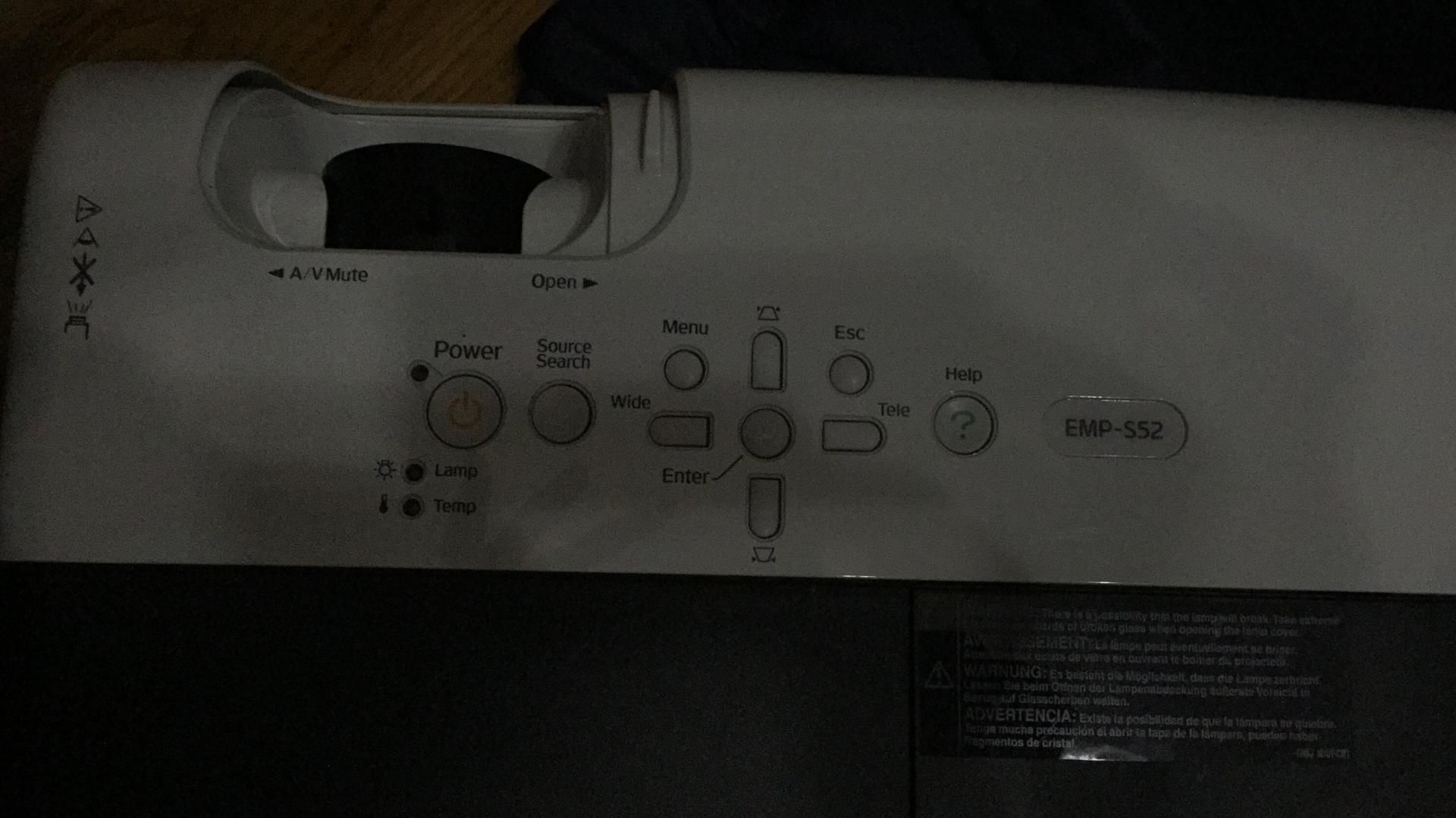 Vendo projetor Epson S52