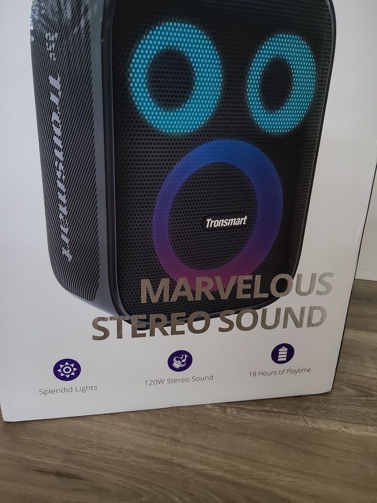 Tronsmart Halo 200 120W TWS - com microfone - Nova Selada!