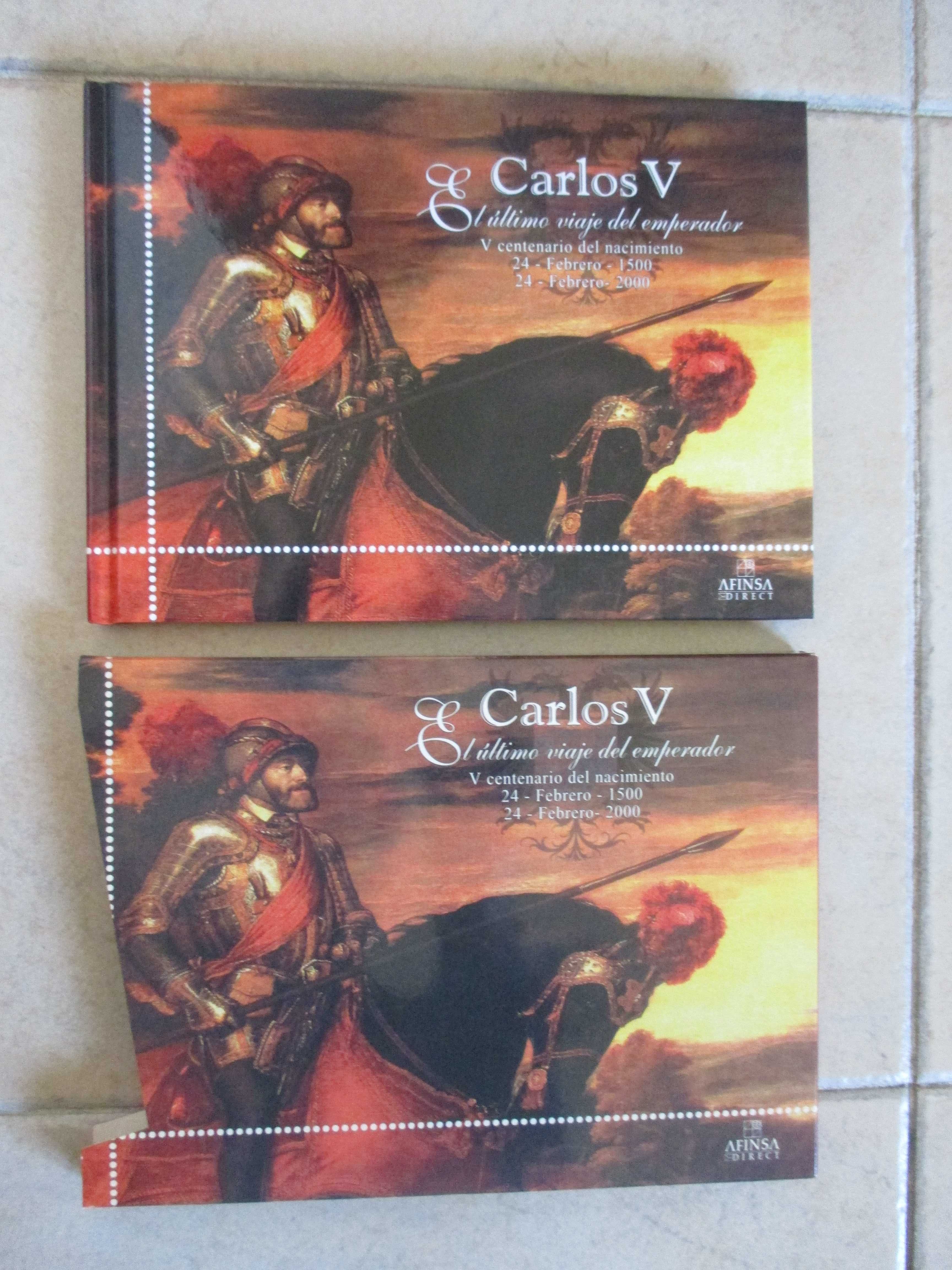 CARLOS V - V CENTENARIO DO NASCIMENTO - SELOS E FDC - 2000