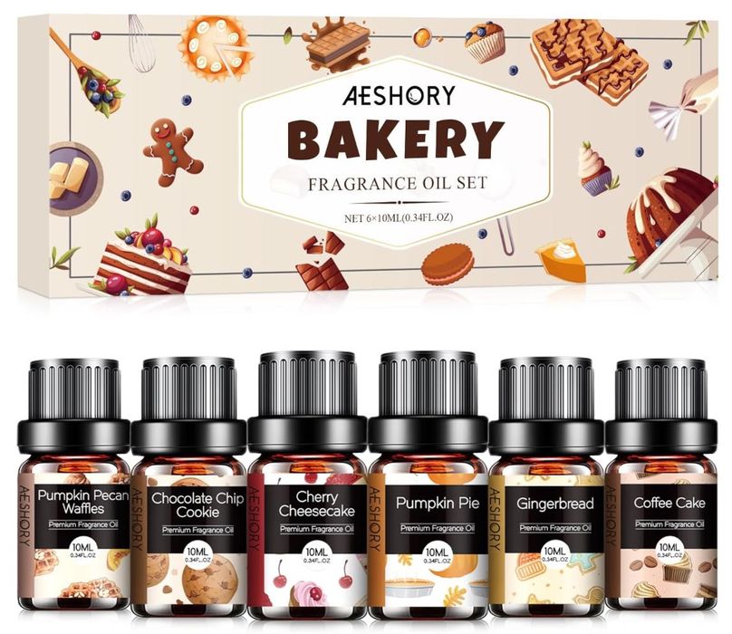 Olejki eteryczne naturalne zestaw 6x10ml jesień zima zapach świąt