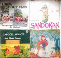 Vinil infantil antigo, histórias e outros.