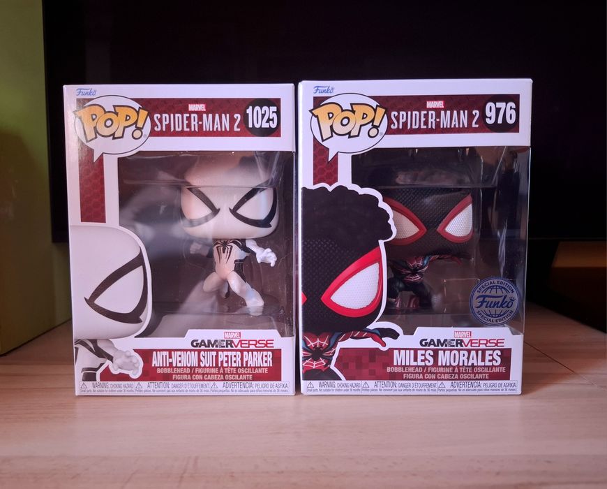Funko POP Anti-venom Peter Parker & Miles Morales / Spider-man 2