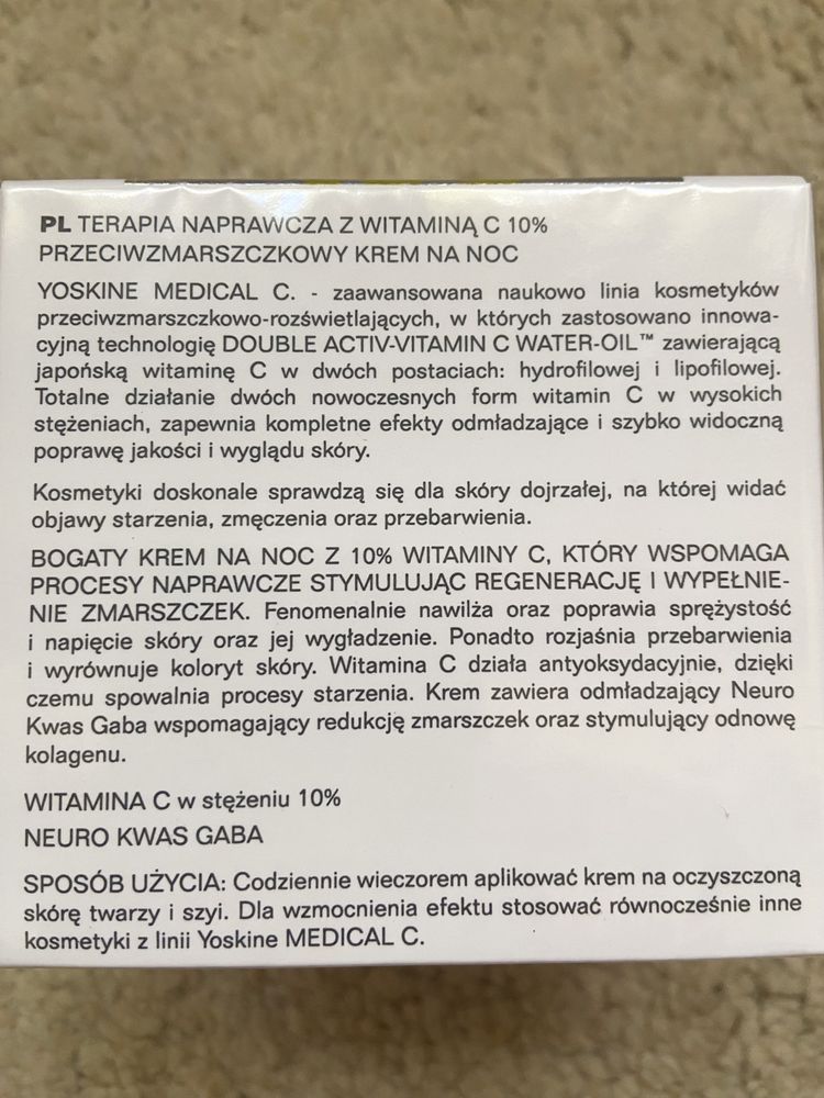 Yoskine Medical C - przeciwzmarszczkowy premium Okazja Douglas