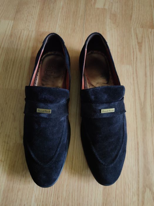 Замшевые туфли, лоферы OSCAR 42 р.