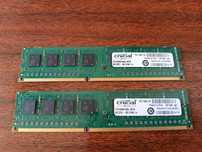Оперативна Память Crucial DDR3 8Gb (2x4) 1600MHz