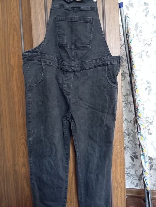 Комбінезон для вагітних, джинсовий комбінезон.