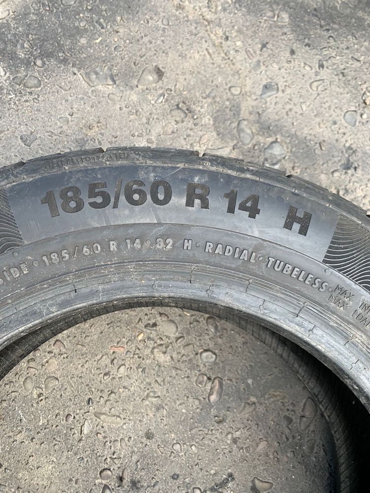 Шини 185/60 R14 Continental 2021p літо 6/6,6мм