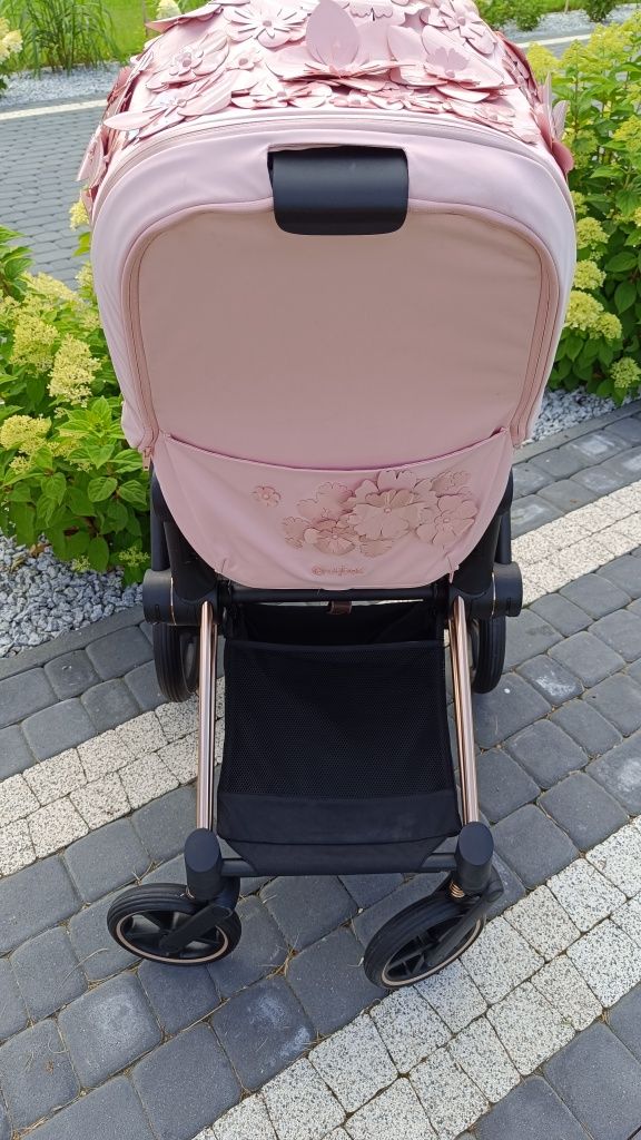 Cybex Priam simply flowers pink 2w1
