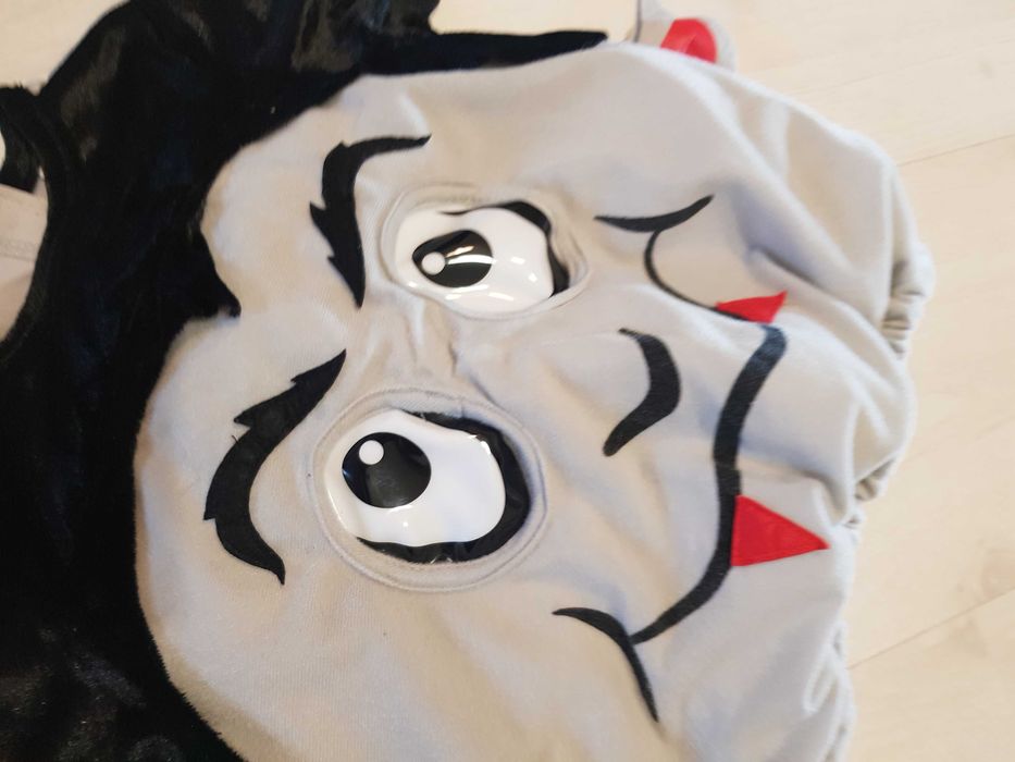 strój wampir drakula szkieletor kościotrup halloween nr 845