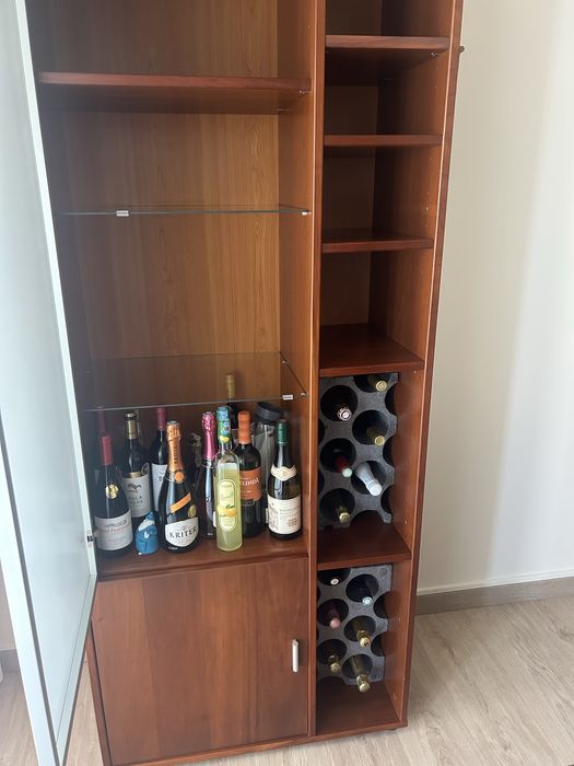 Movel c/vidro de sala