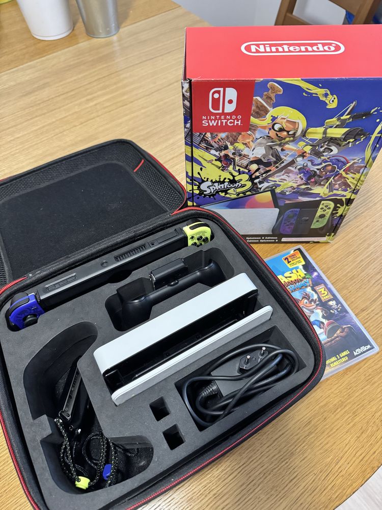 Nintendo Switch Oled wersja Splatoon