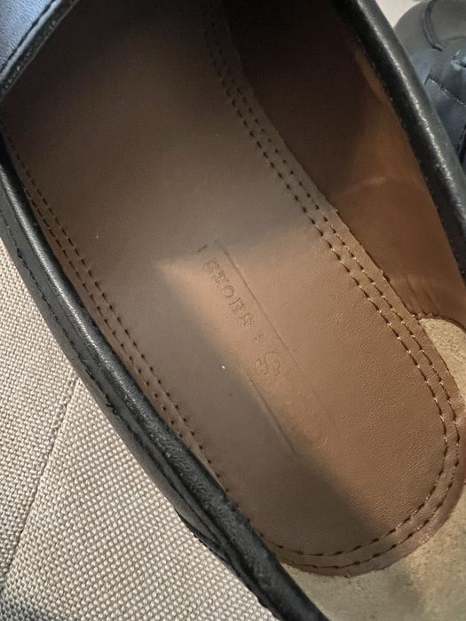 Asos mokasyny skorzane czarne damskie 38