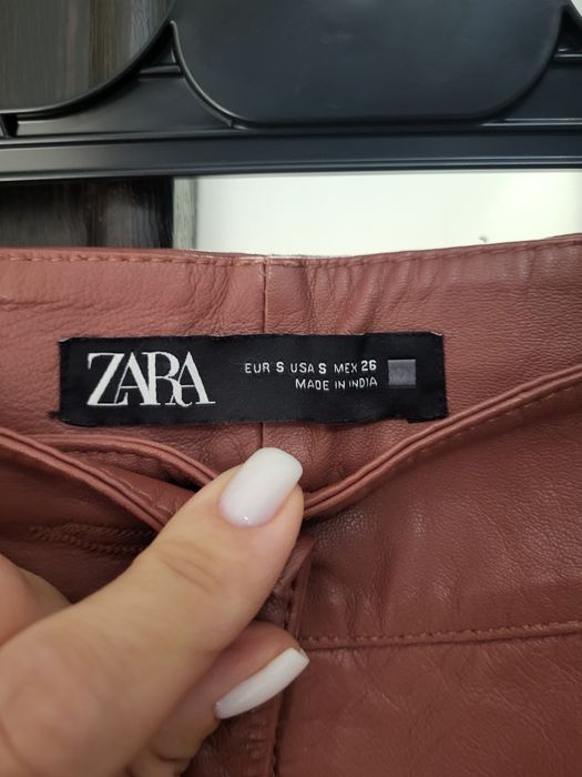 Новые кожаные кюлоты Zara