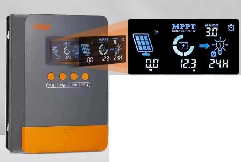 MPPT Контроллер PowMr PRO 25А заряда для солнечных панелей