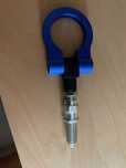 Tow hook hak holowniczy niebieski wkręcany M16