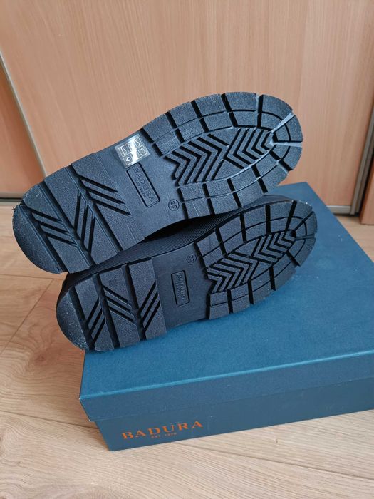 Botki skórzane Badura r.39 NOWE
