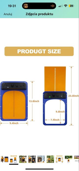 Drzwi kurnika , gołębnika