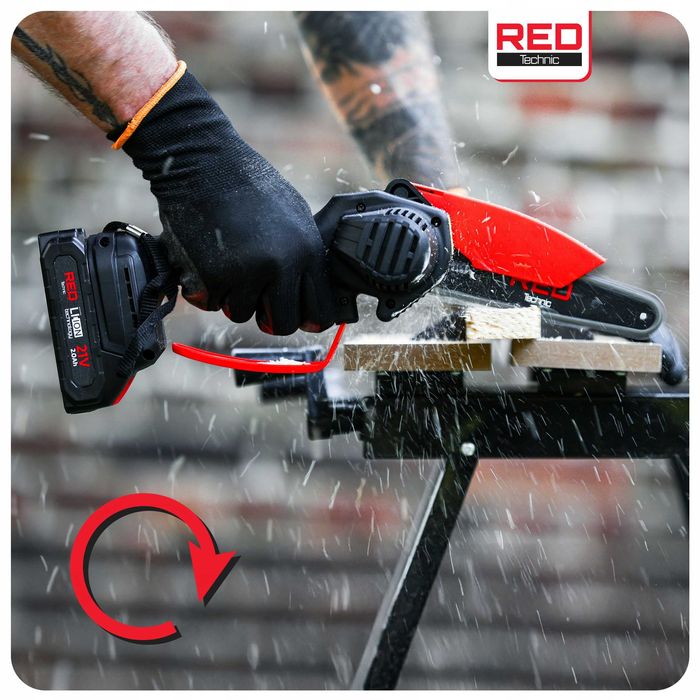 Piła ŁAŃCUCHOWA Akumulatorowa  2xAKU 4'' + 6'' 4xŁańcuch RTMPA0064