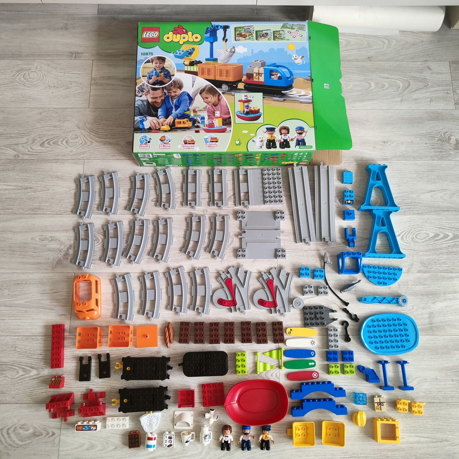 LEGO Duplo 10875 pociąg towarowy