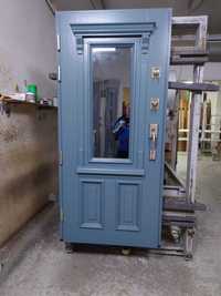 Drzwi zewnętrzne drewniane dębowe dostawa GRATIS(CZYSTE POWIETRZE)
