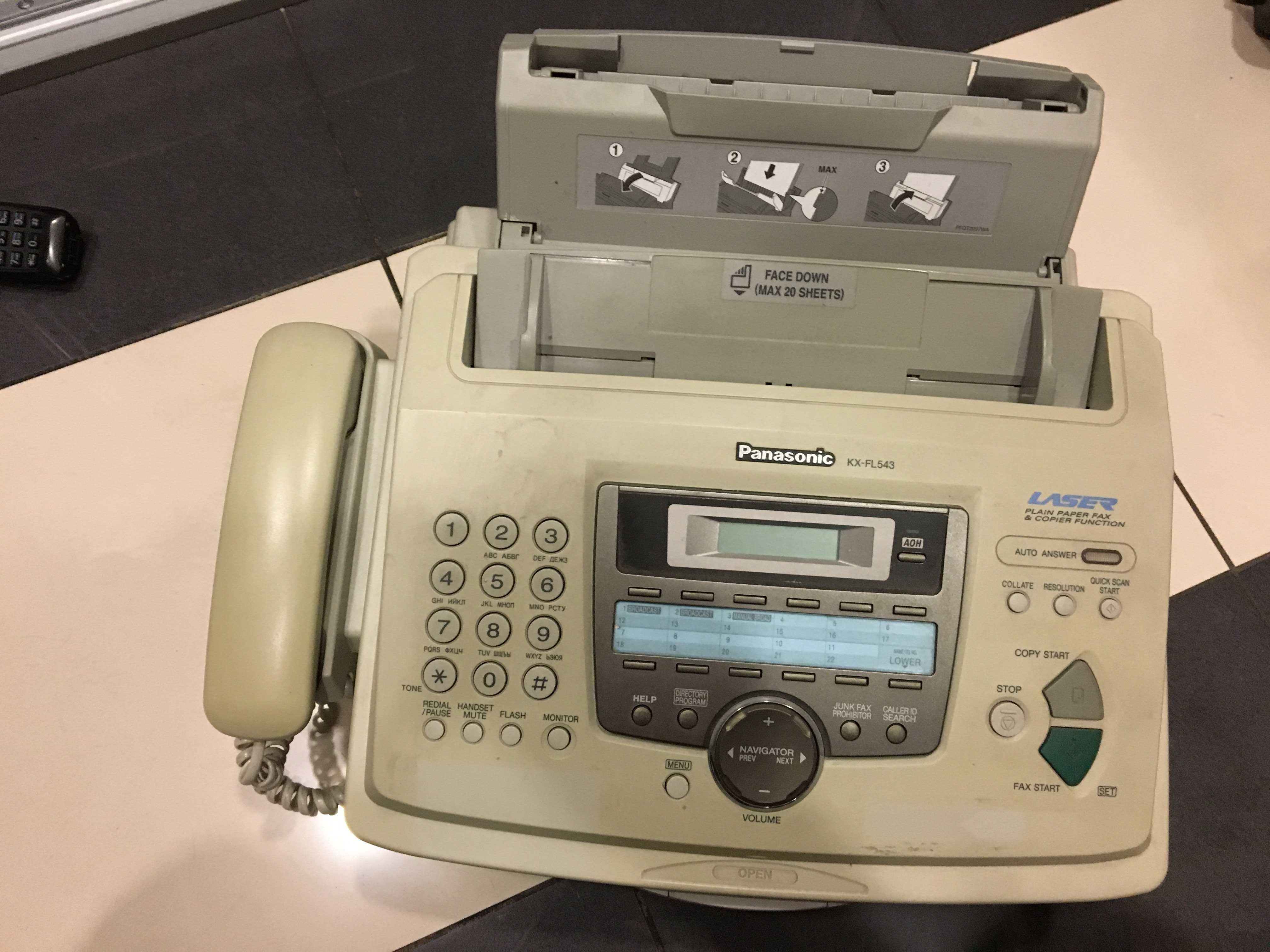 Продам факс Panasonic kx FL543 white
390 грн.