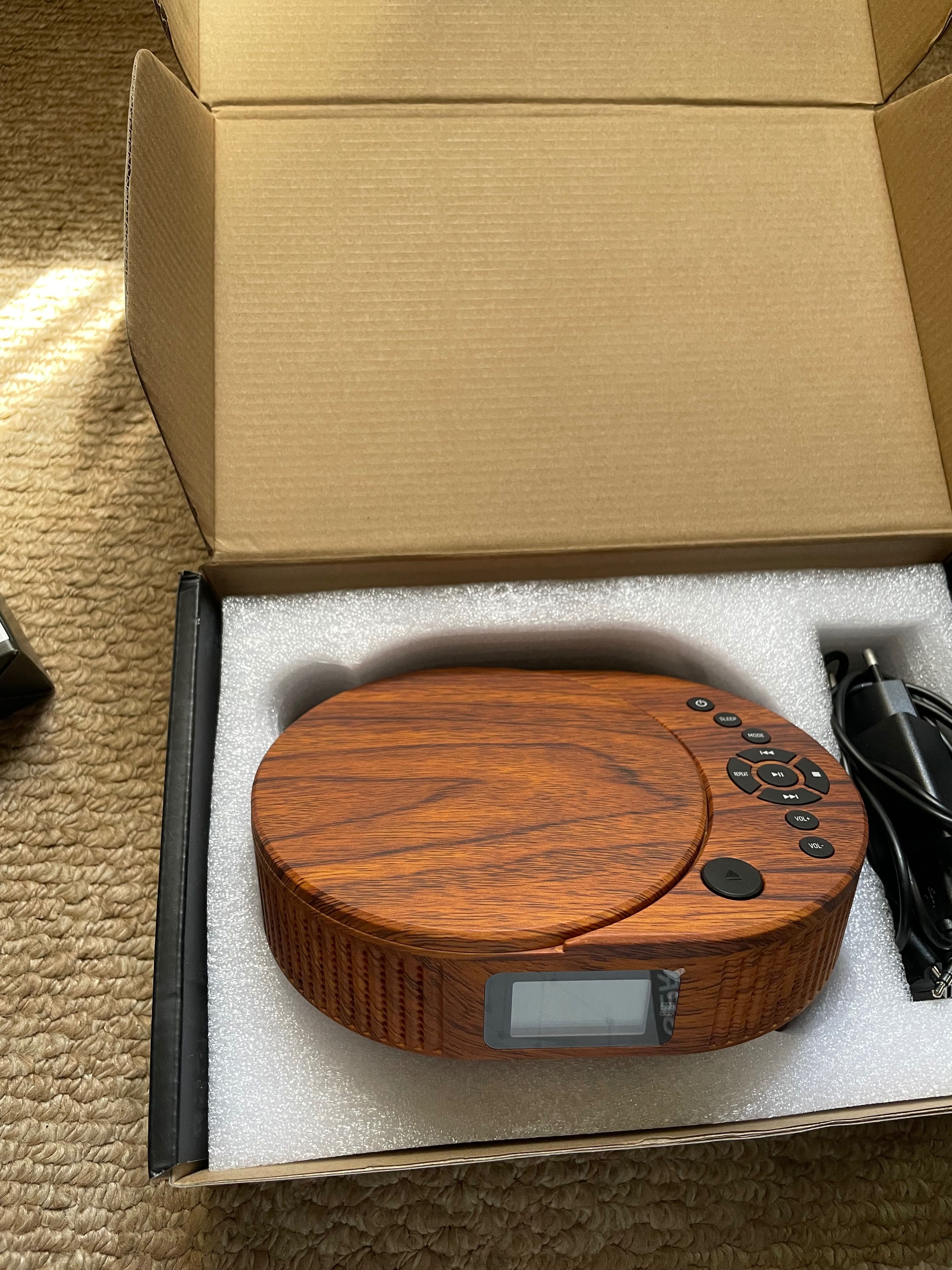 Портативний CD-плеєр Boombox CD Player Компактний плеєр