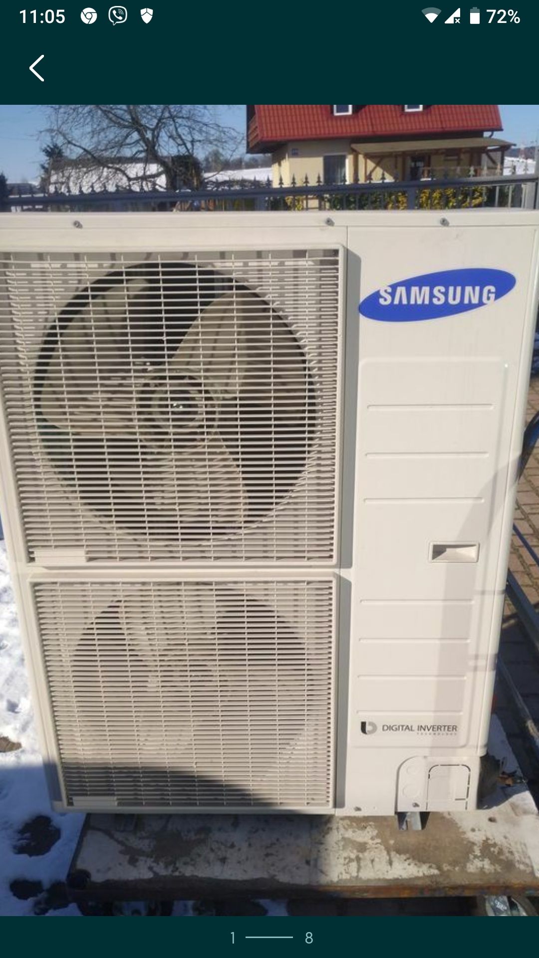 Samsung 16kw nowy+ahu box klimatyzator /pompa ciepła