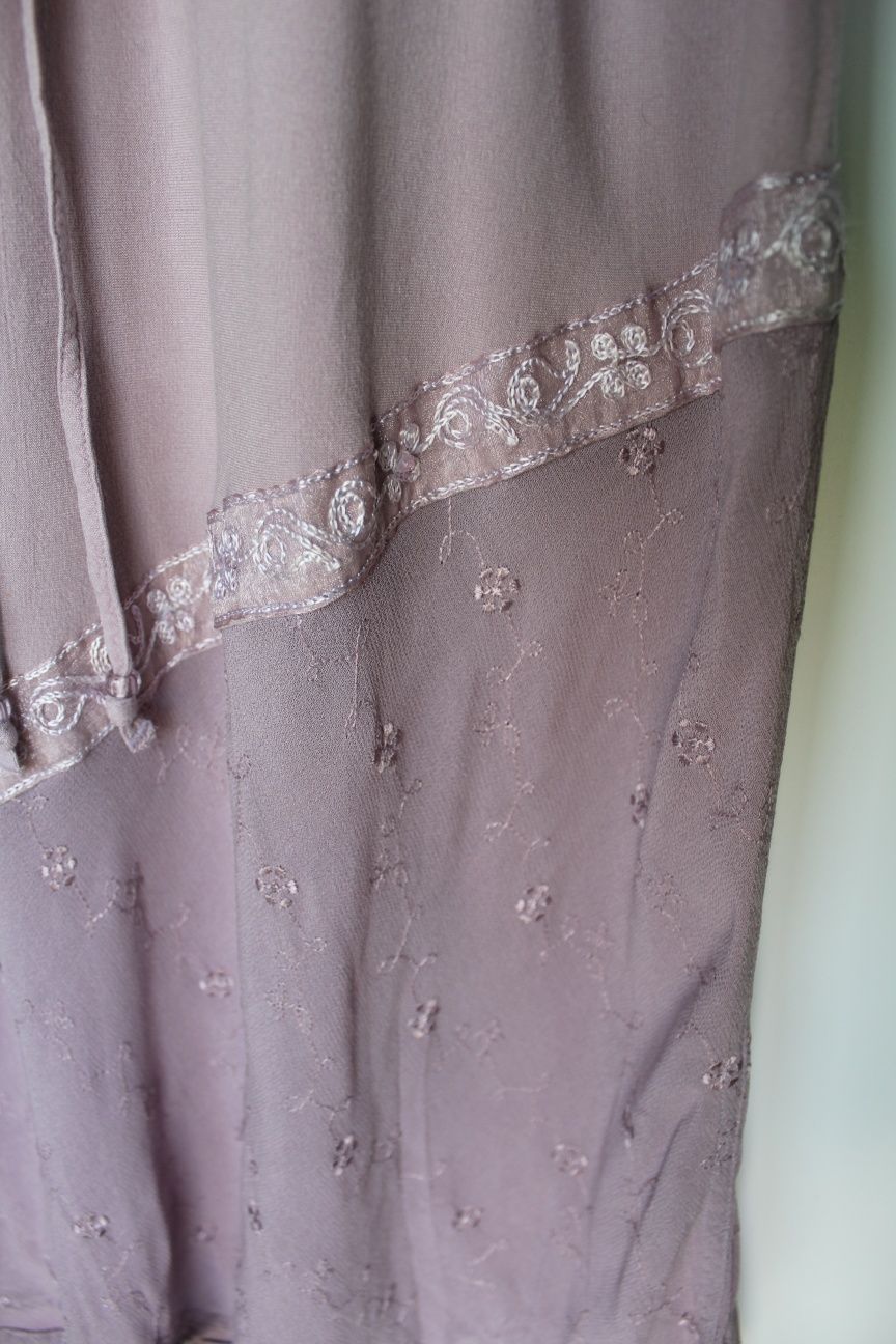 Liliowa spódniczka Dunnes Stores 42 XL 100% wiskoza