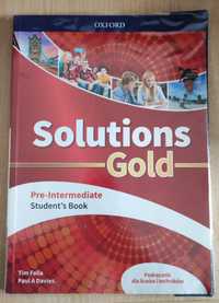 Książka Podręcznik do liceum technikum Solutions Gold Pre-intermediate
