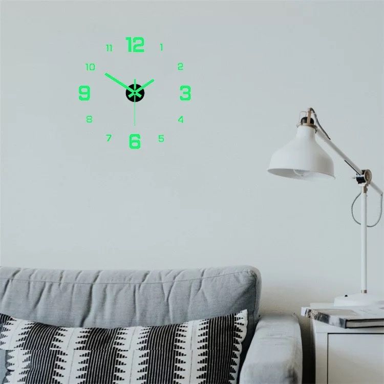 Креативные светящие настенные часы