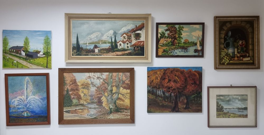 Картина, маслом Гoландія антиквар