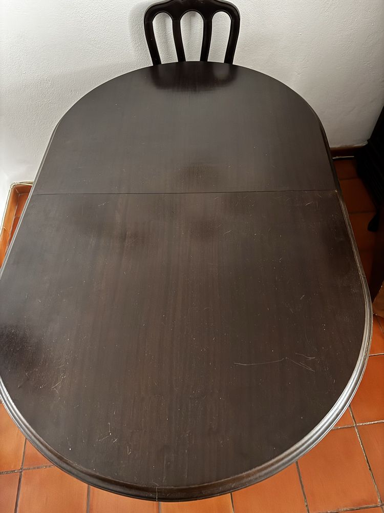 Mesa madeira extensivel